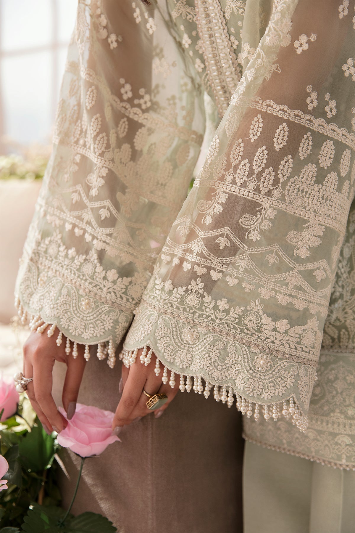 EMBROIDERED CHIFFON CH11-01 UNSTITCHED