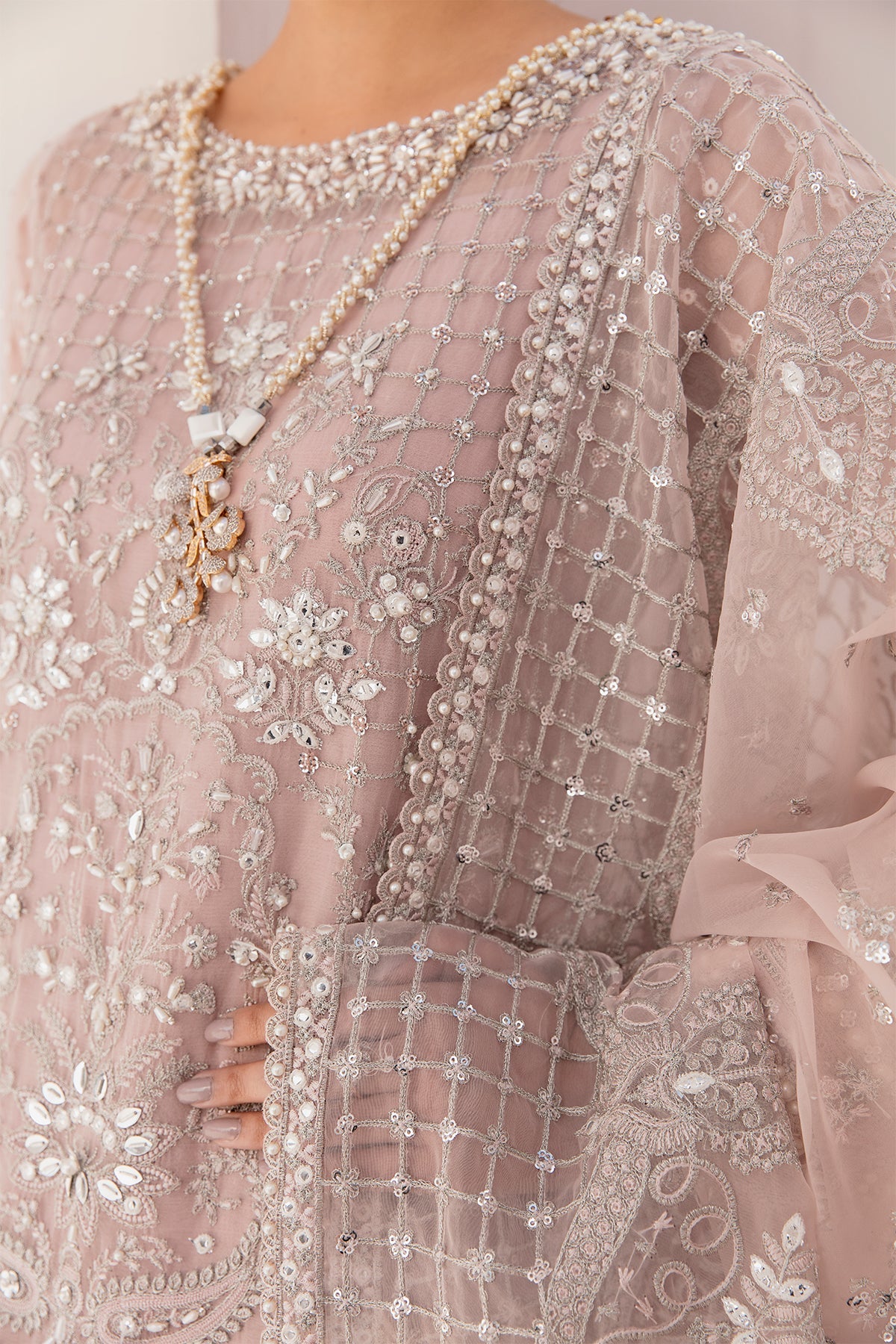 EMBROIDERED CHIFFON CH11-05 UNSTITCHED