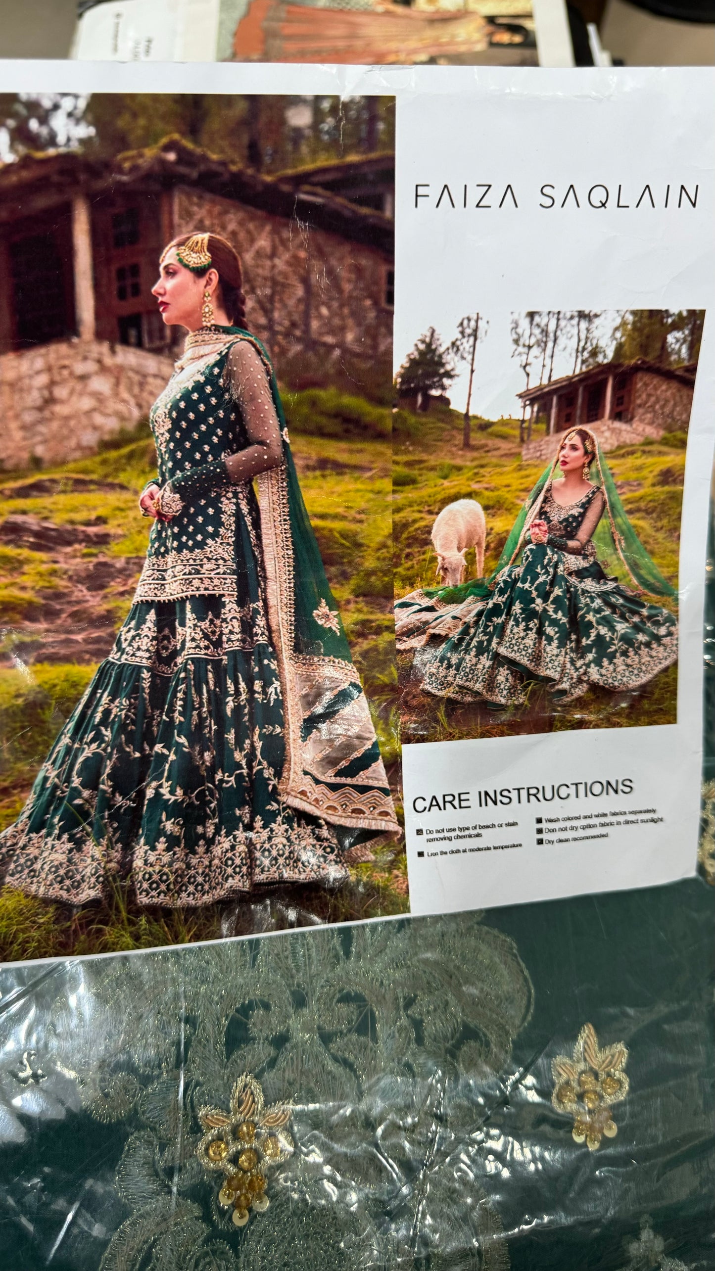 FAIZA SAQLAIN | Handwork Dress