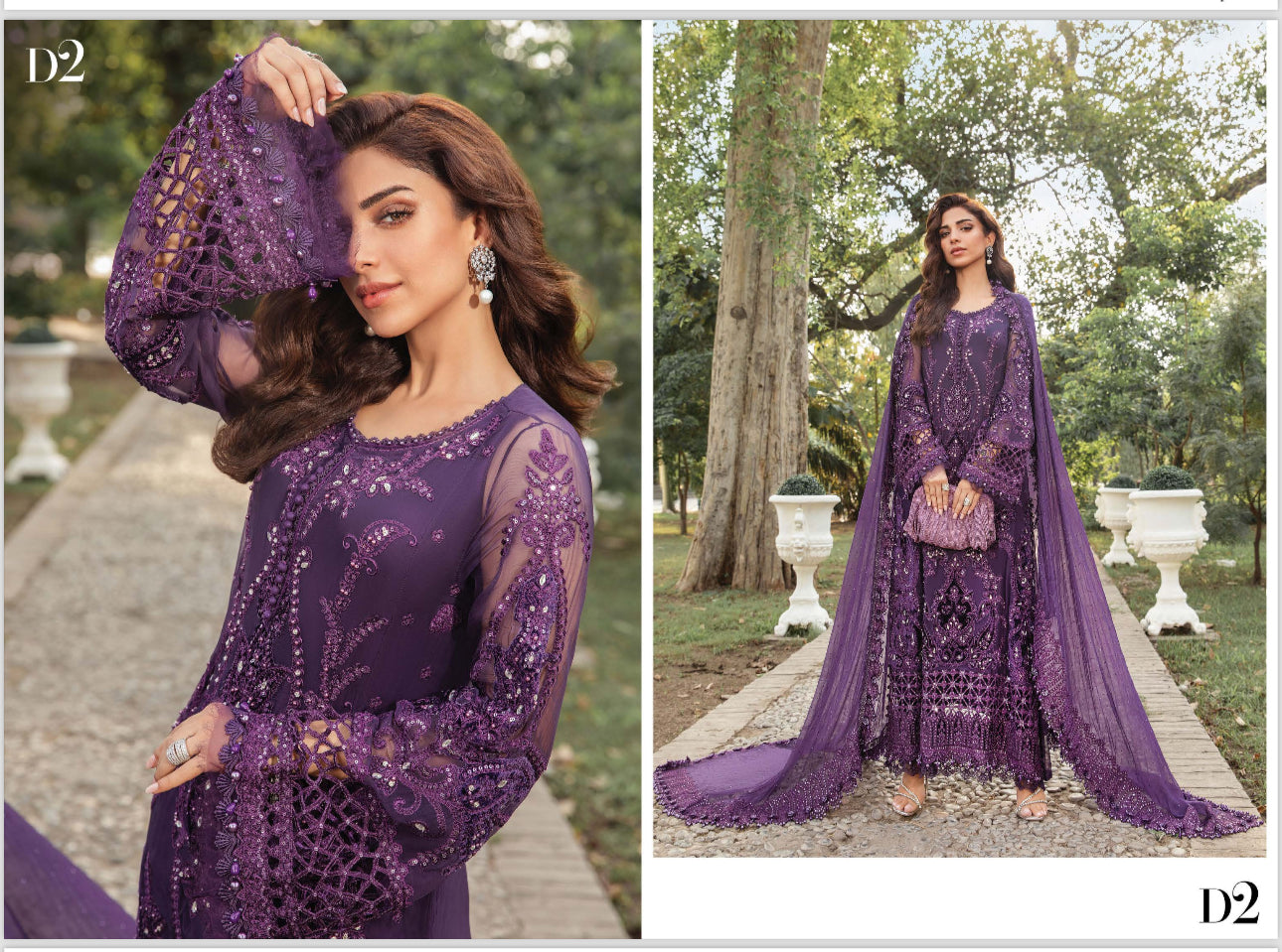 Maria B D2 | 2025 best Seller | Pure Chiffon