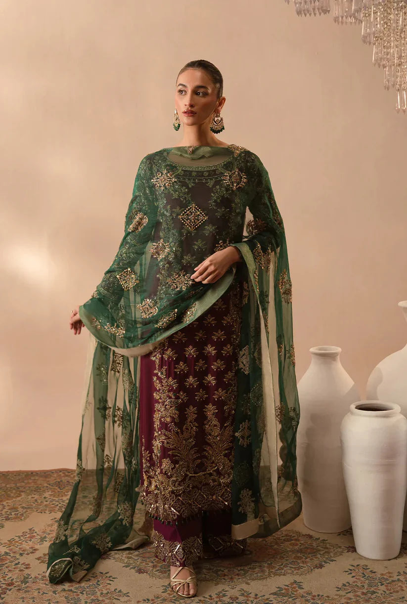 Abeera Usama-Burgundy Dusk