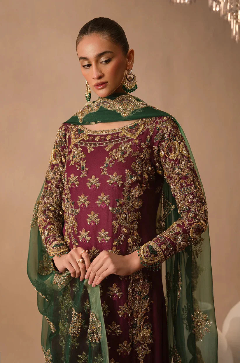 Abeera Usama-Burgundy Dusk