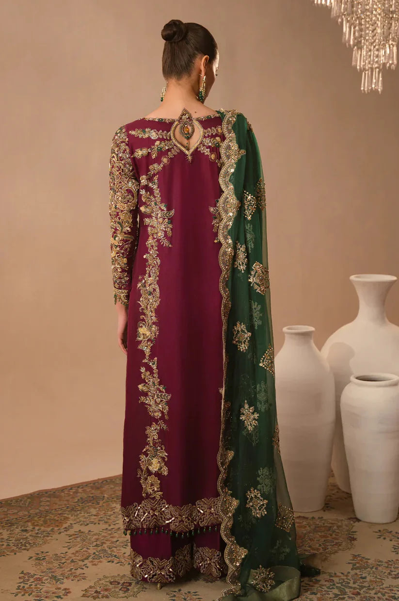 Abeera Usama-Burgundy Dusk