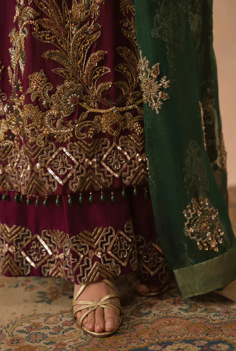 Abeera Usama-Burgundy Dusk