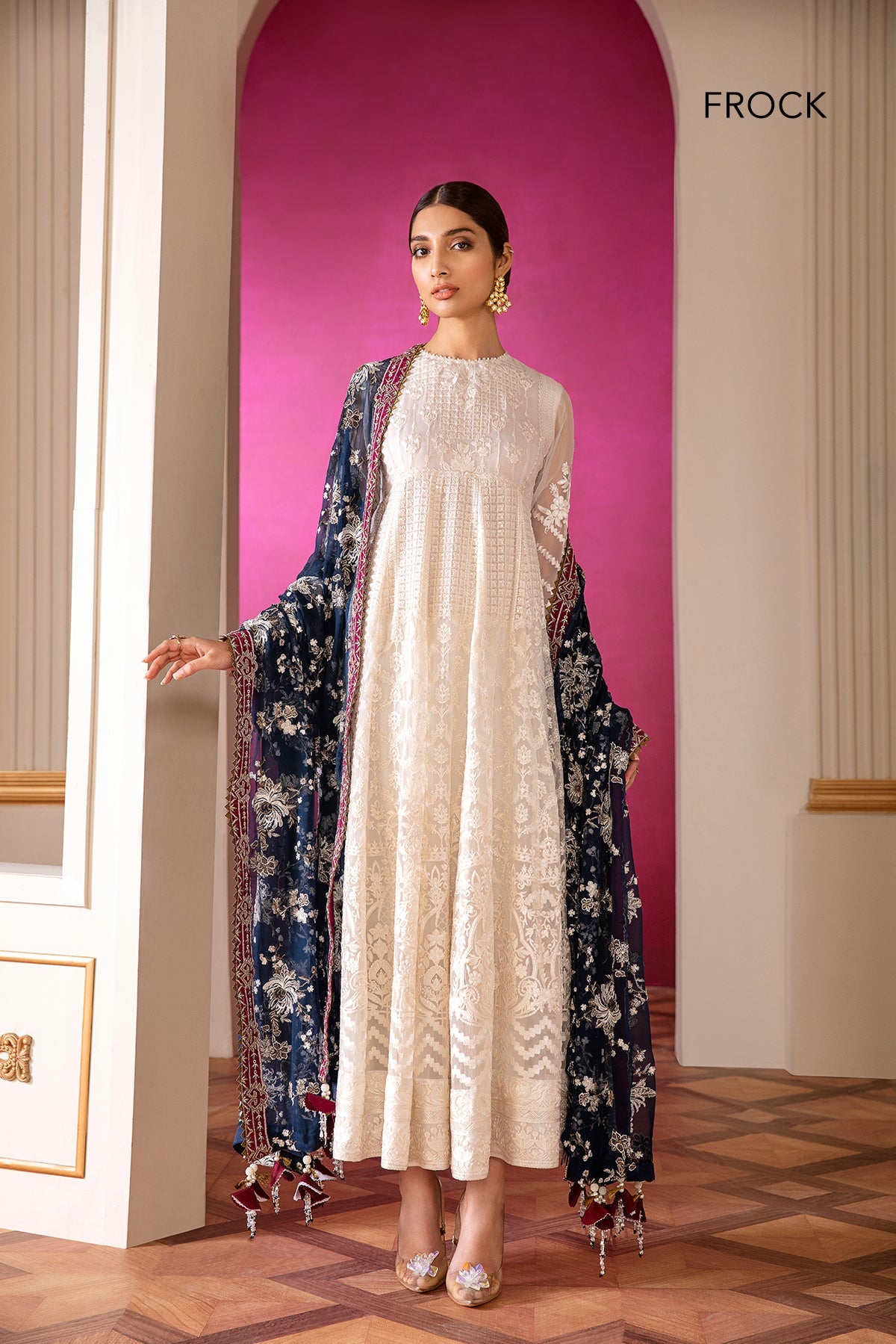 EMBROIDERED CHIFFON CH07-02 UNSTITCHED
