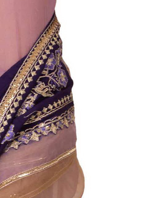 Charizma Diamond Dust Embroidered Luxury Chiffon Unstitched 3Pc Suit DD5-05