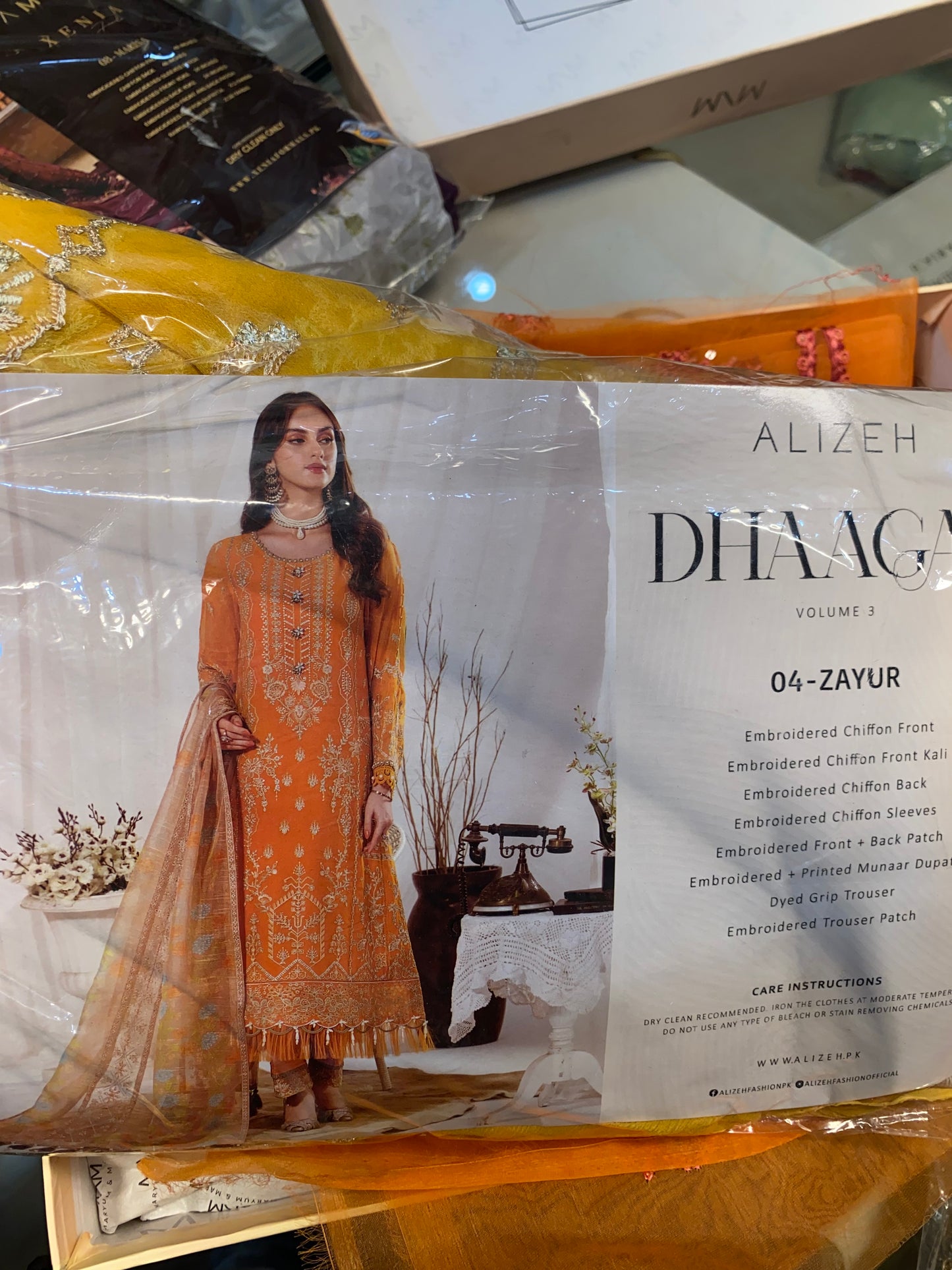 Alizeh Chiffon Original dress on sale