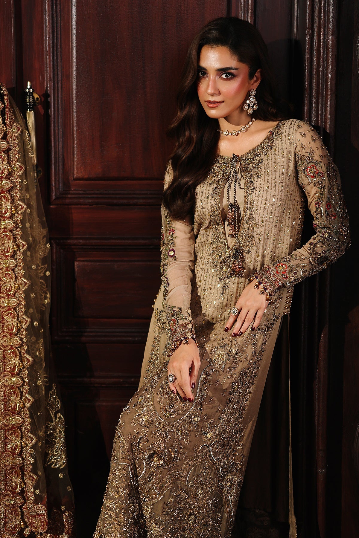 4-PC Charizma Unstitched Luxury Collection DJW5-02