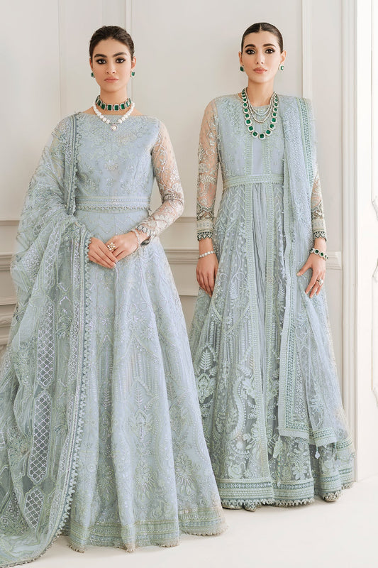 EMBROIDERED NET CH10-05 UNSTITCHED