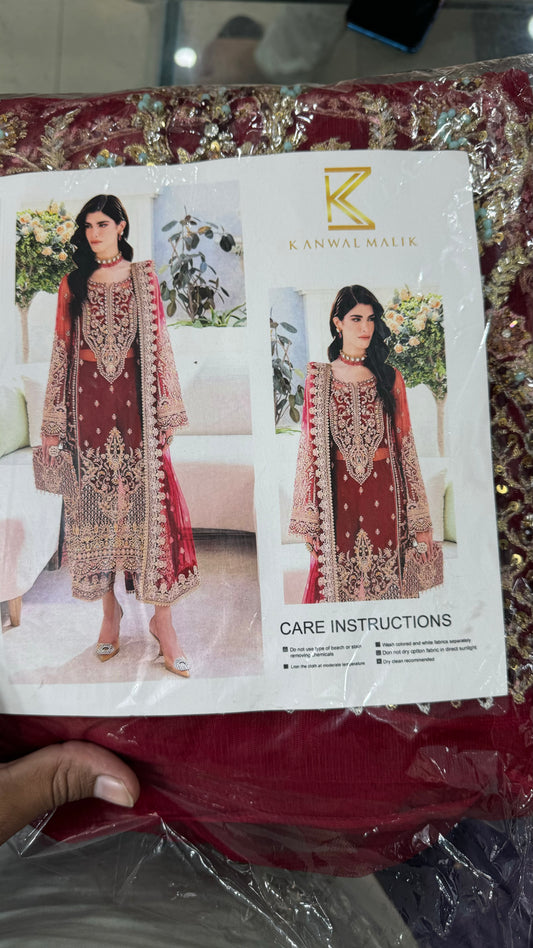 Kanwal Malik Mehroon Design