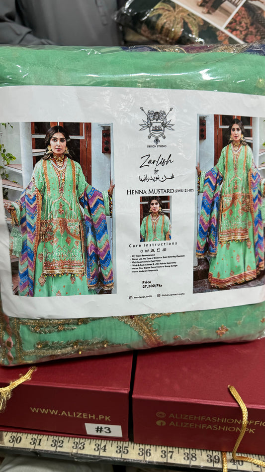 MNR Zarlish parrot green