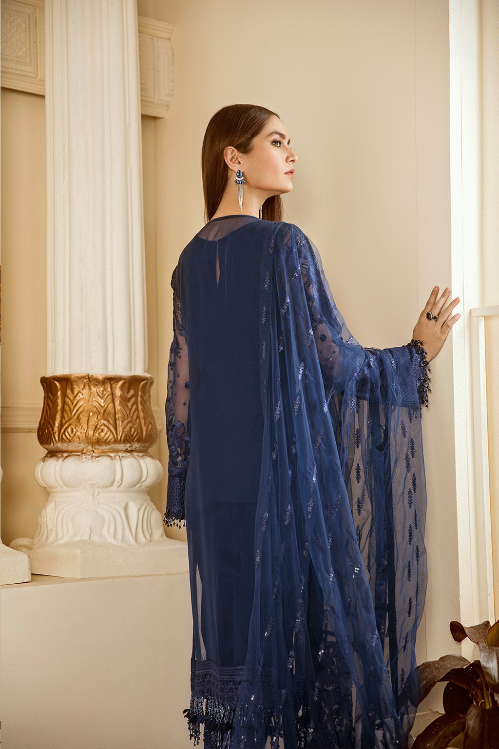 EMBROIDERED CHIFFON CH06-02 UNSTITCHED