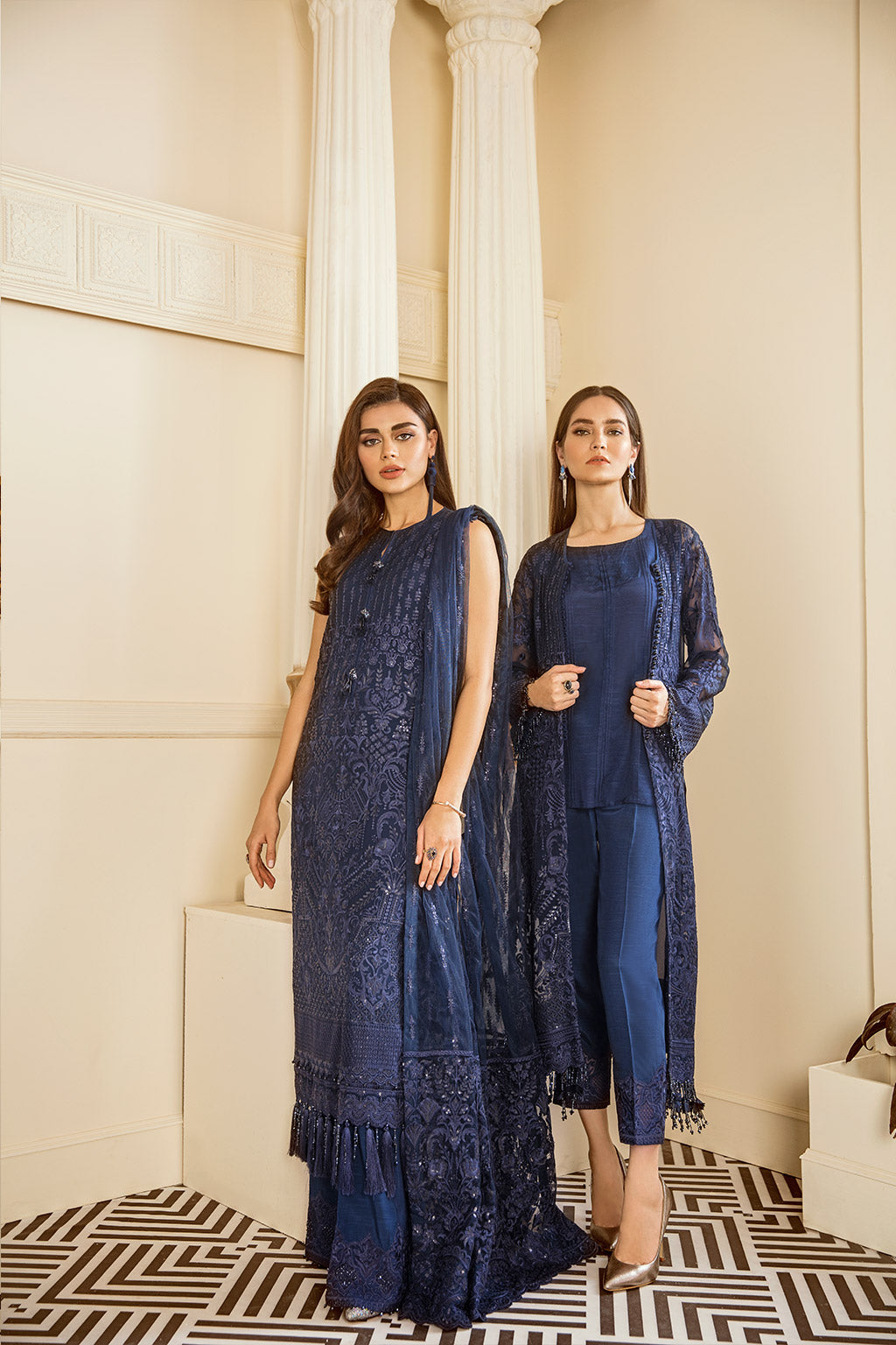 EMBROIDERED CHIFFON CH06-02 UNSTITCHED