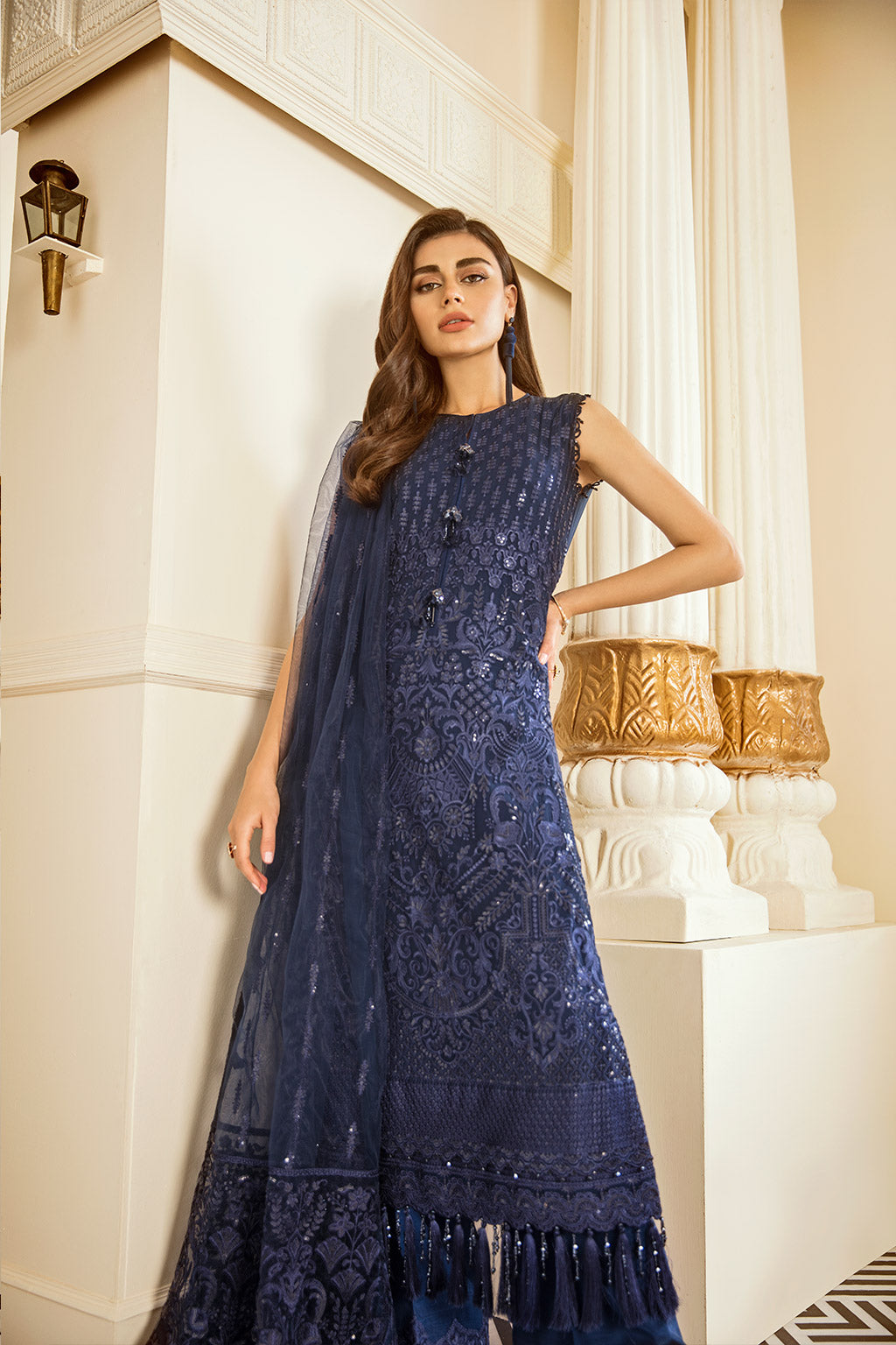 EMBROIDERED CHIFFON CH06-02 UNSTITCHED