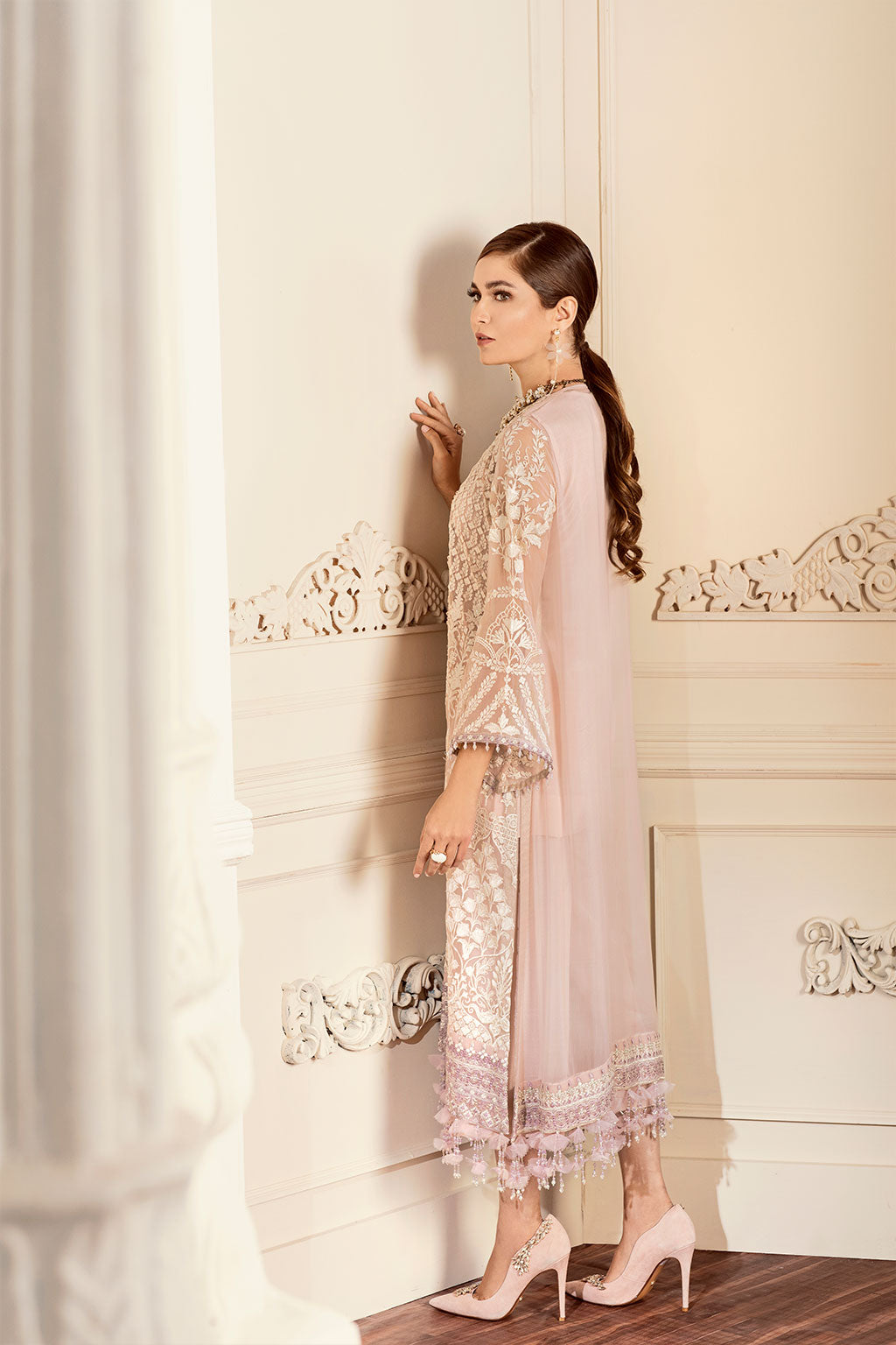 EMBROIDERED CHIFFON CH05-09 UNSTITCHED