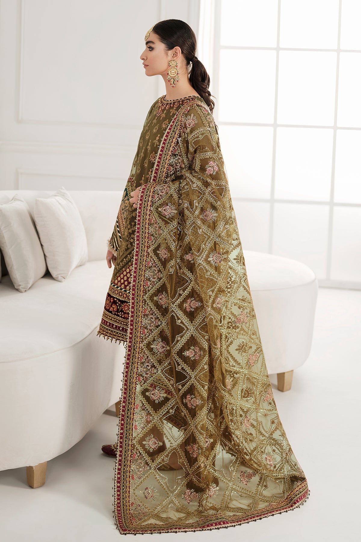 EMBROIDERED CHIFFON CH10-06 UNSTITCHED