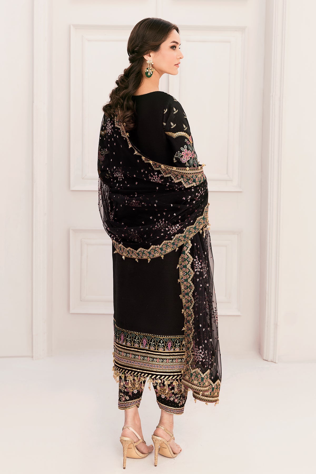 EMBROIDERED SILK CH11-04 UNSTITCHED