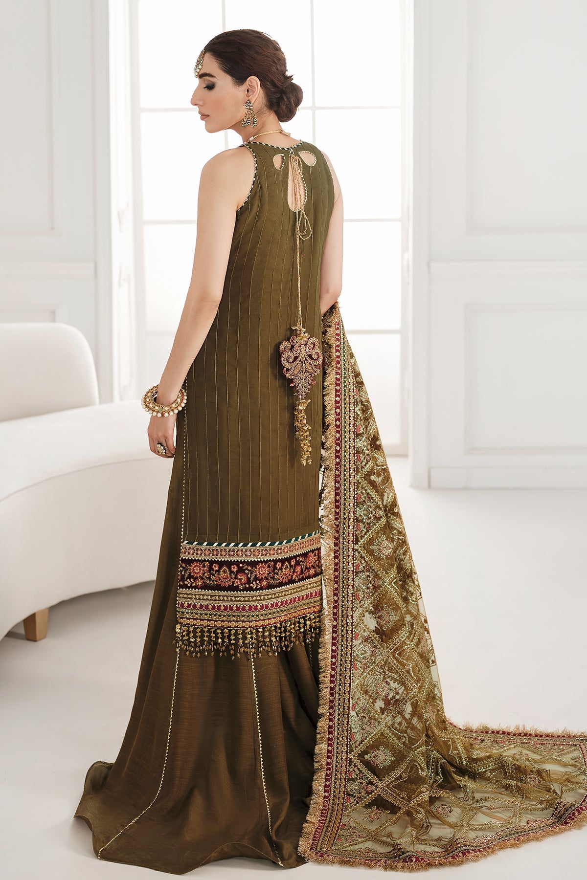EMBROIDERED CHIFFON CH10-06 UNSTITCHED