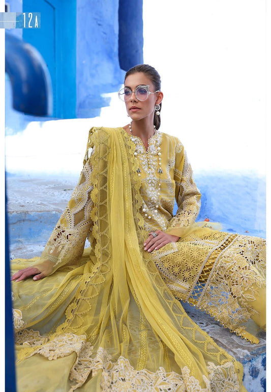 12A - Maria B Lawn Luxe a voyage