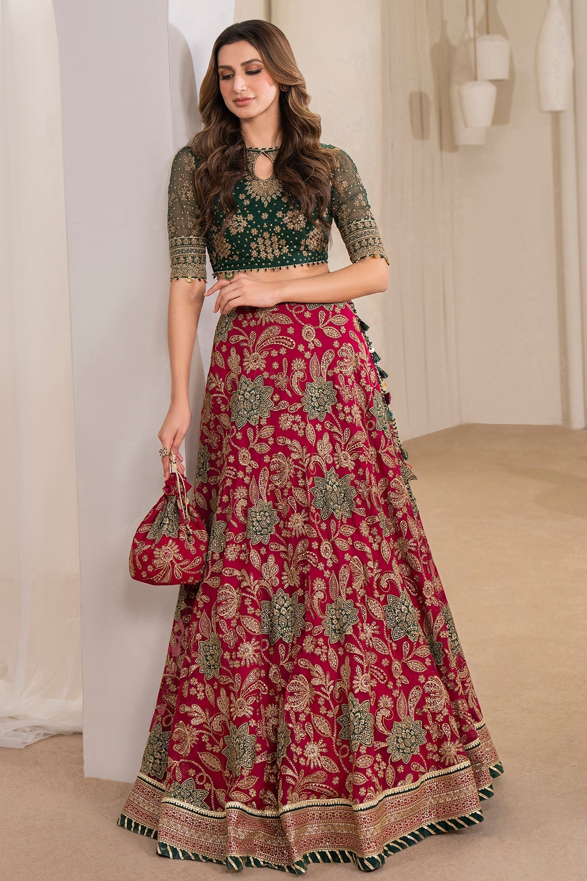 EMBROIDERED CHIFFON WF'24-03