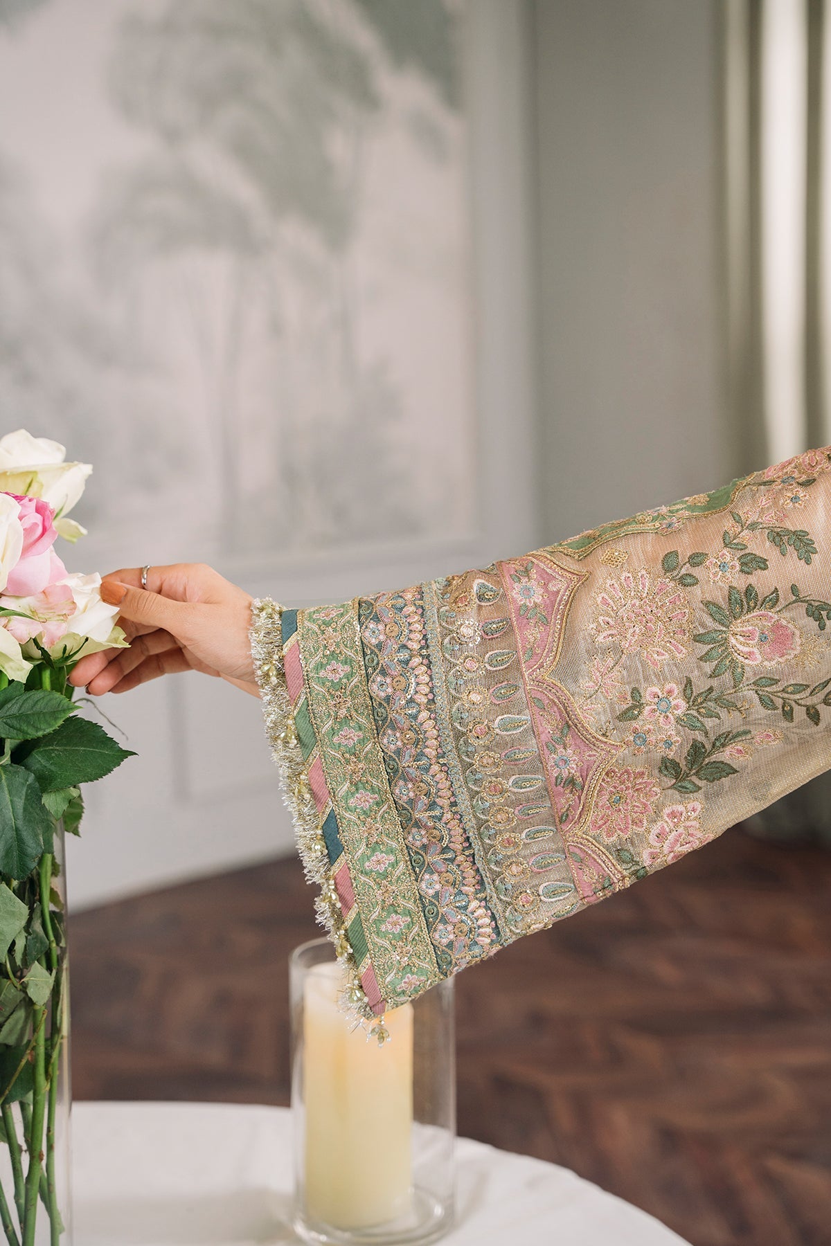 EMBROIDERED MASURI CH12-04 UNSTITCHED