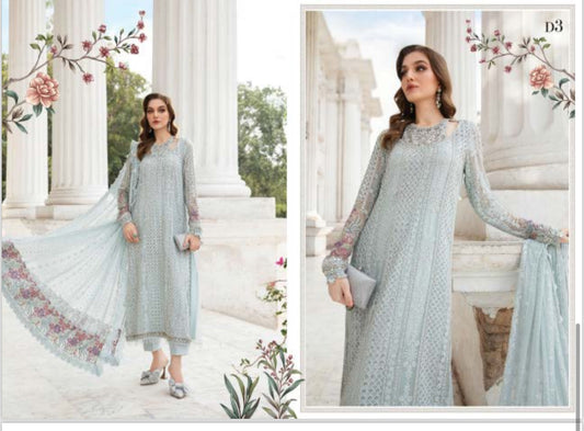 Maria B Pure Chiffon | D3 | Master King Replica