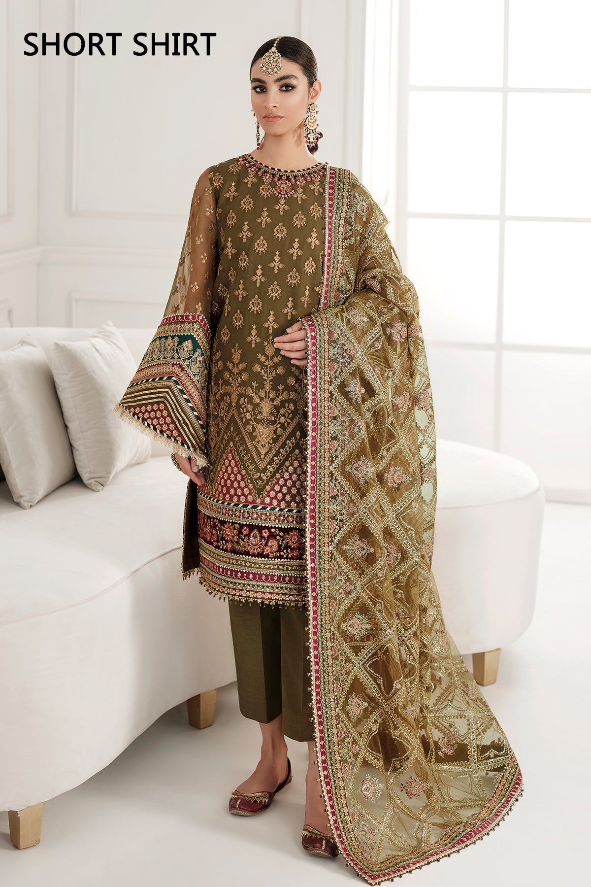 EMBROIDERED CHIFFON CH10-06 UNSTITCHED
