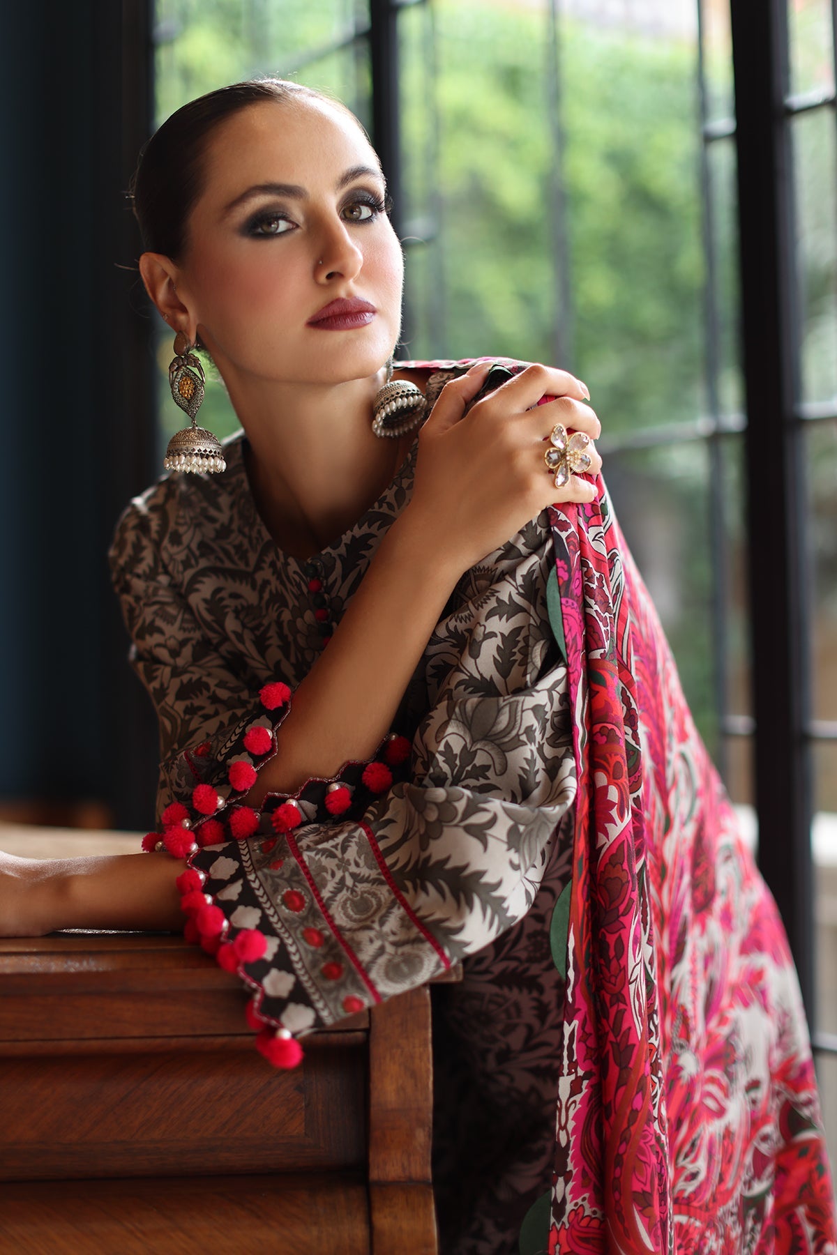 3-PC Unstitched Printed Linen Collection CPW5-09