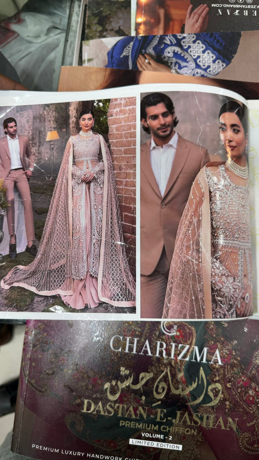 Mushq Handwork open long dress
