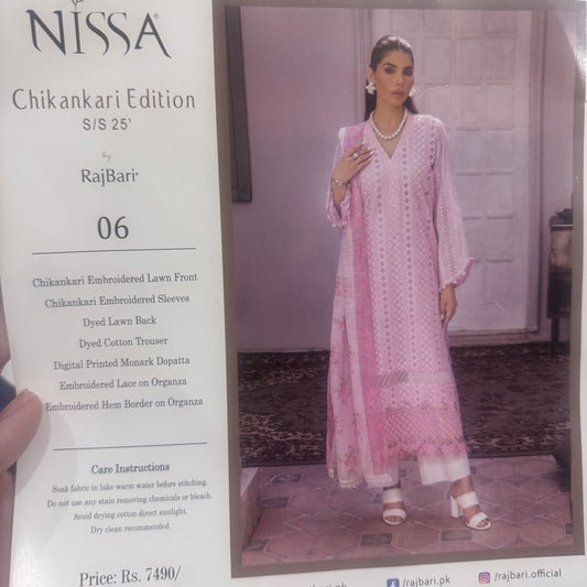 Nissa Chikankari Lawn