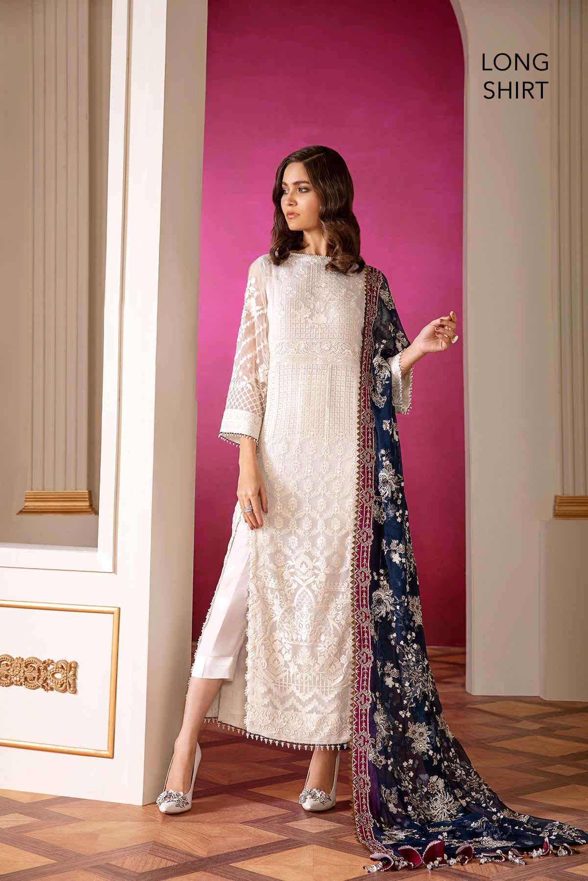 EMBROIDERED CHIFFON CH07-02 UNSTITCHED