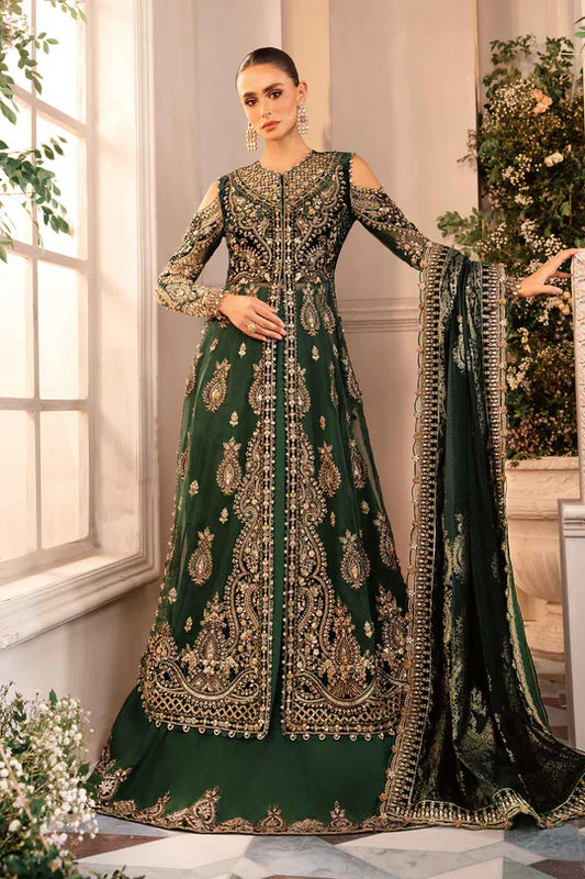 MARIA. B UNSTITCHED MBROIDERED BD-2904-Emerlad Green