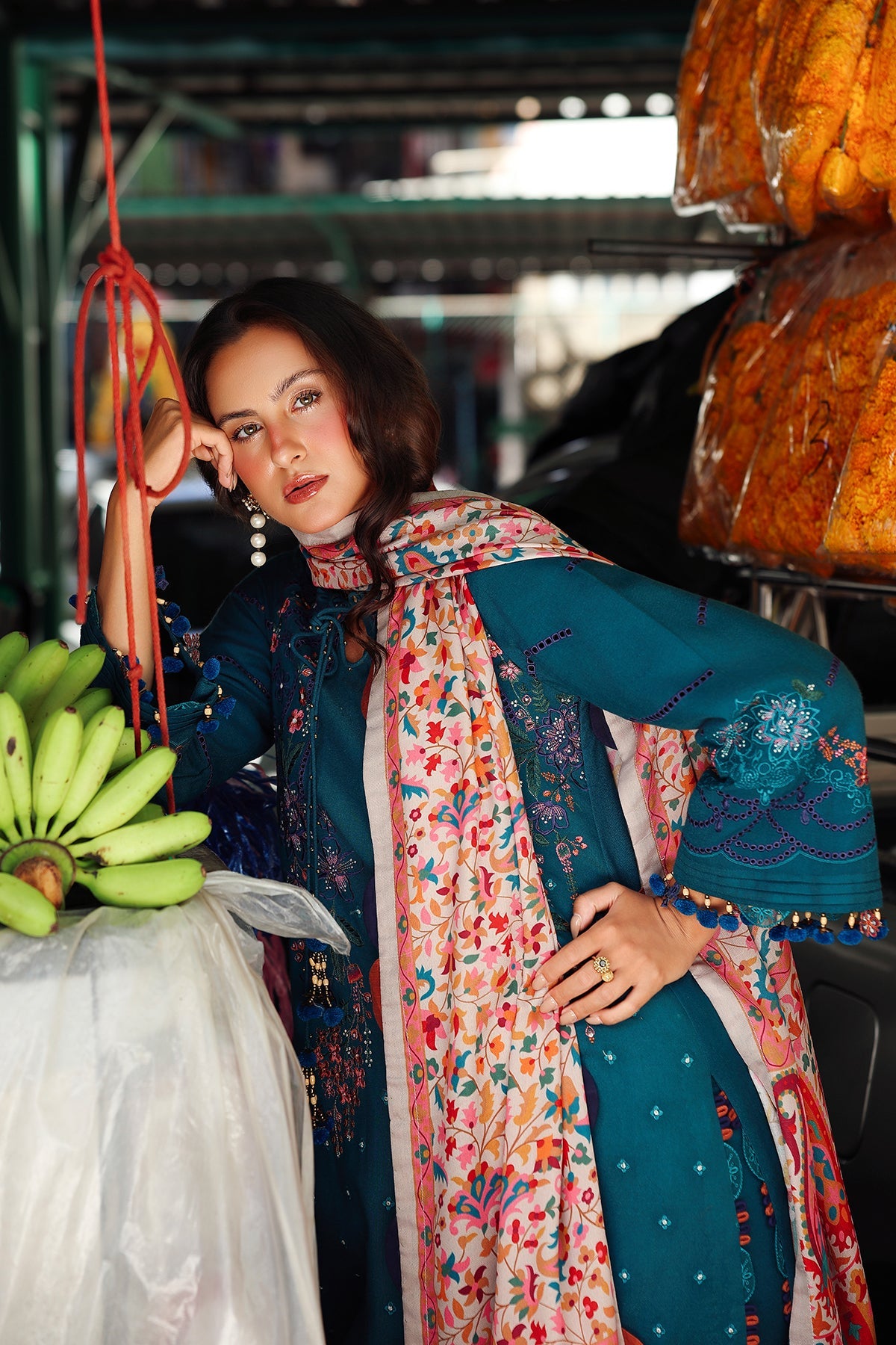 3-pc Unstitched Wool Shawl Collection PSW5-06