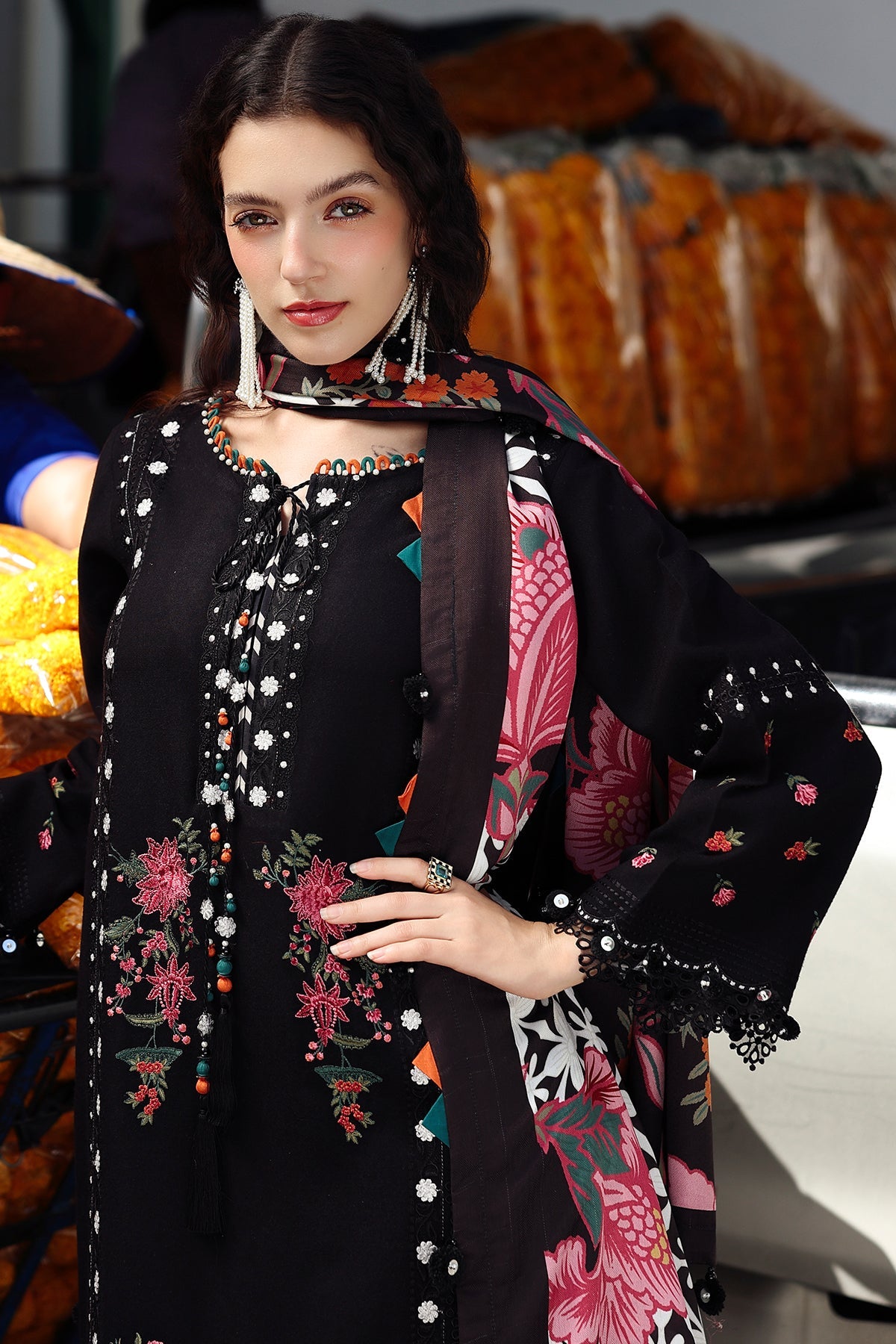 3-pc Unstitched Wool Shawl Collection PSW5-07