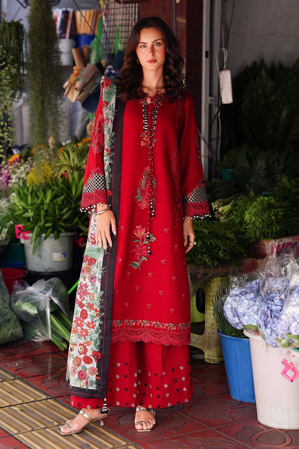 3-pc Unstitched Wool Shawl Collection PSW5-08