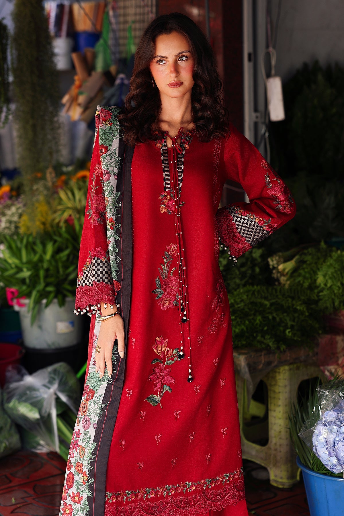 3-pc Unstitched Wool Shawl Collection PSW5-08