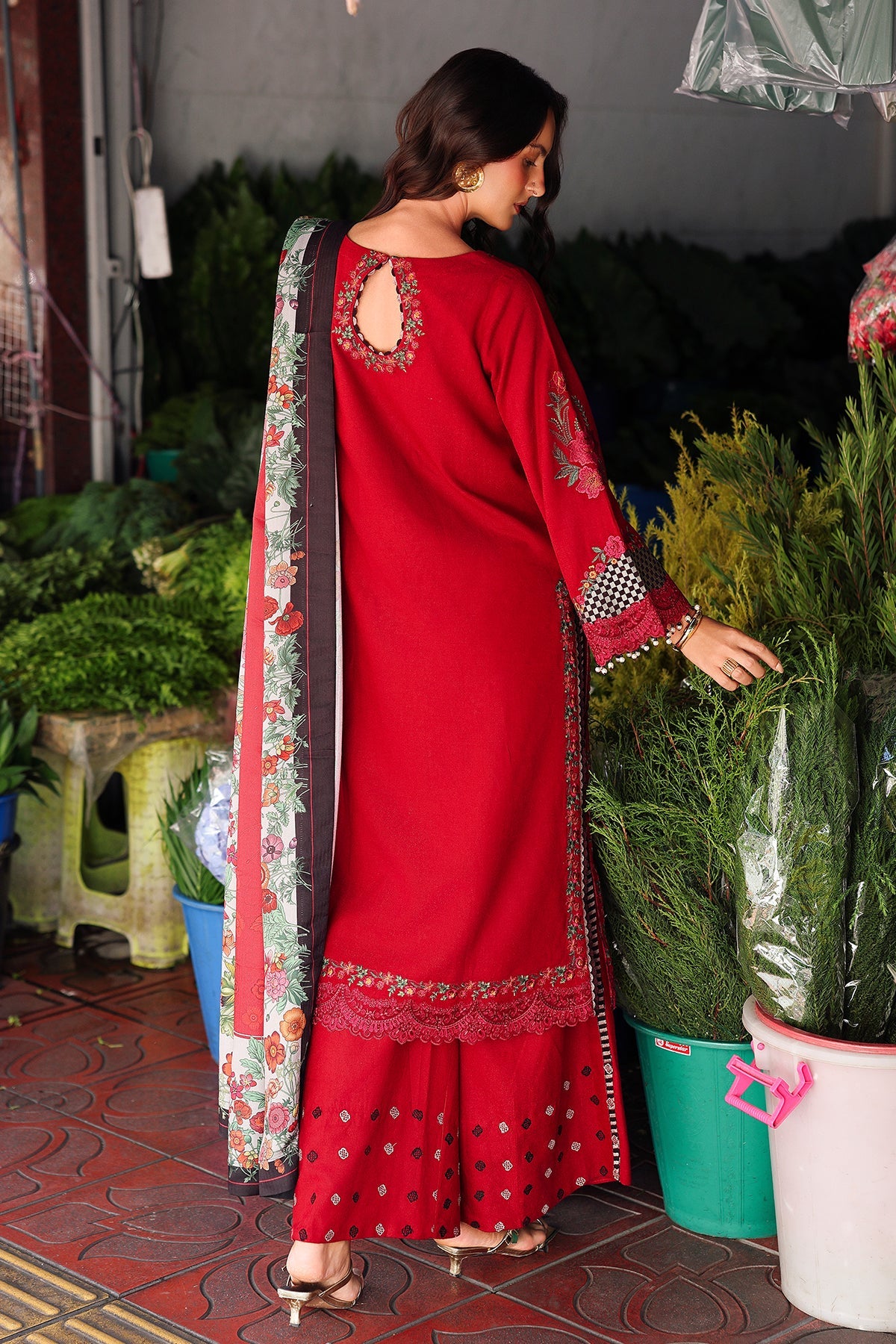 3-pc Unstitched Wool Shawl Collection PSW5-08