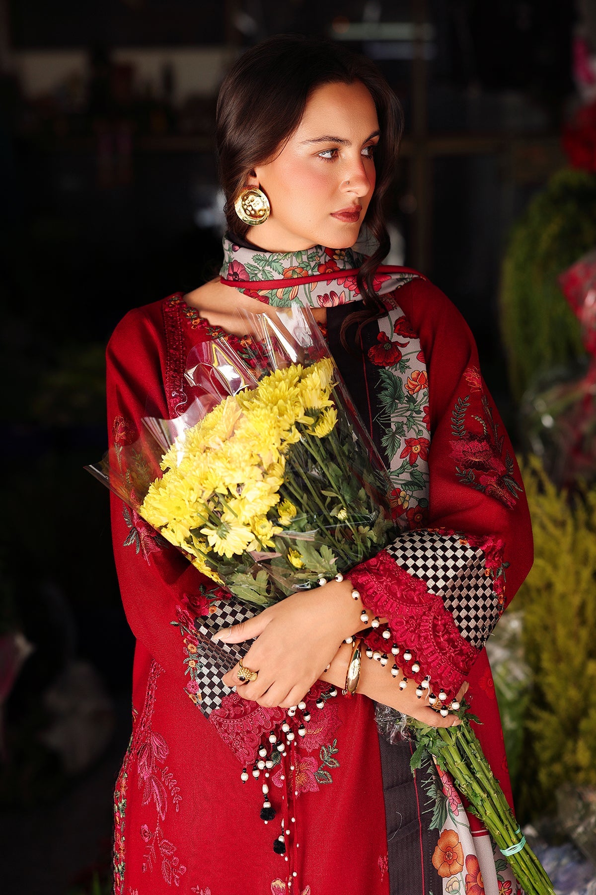 3-pc Unstitched Wool Shawl Collection PSW5-08