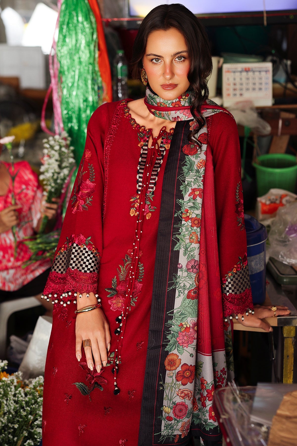 3-pc Unstitched Wool Shawl Collection PSW5-08