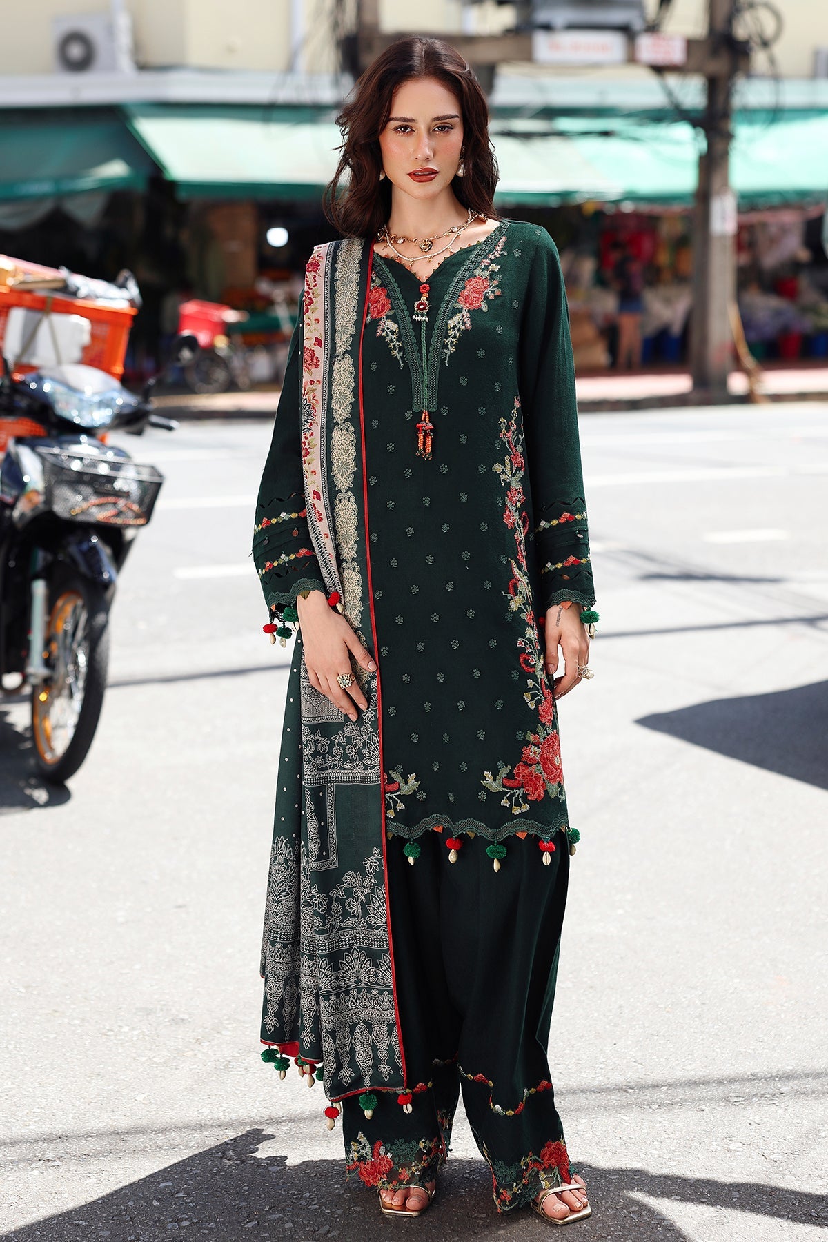 3-pc Unstitched Wool Shawl Collection PSW5-04