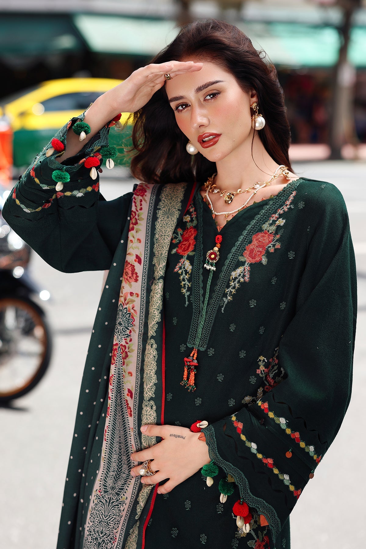 3-pc Unstitched Wool Shawl Collection PSW5-04