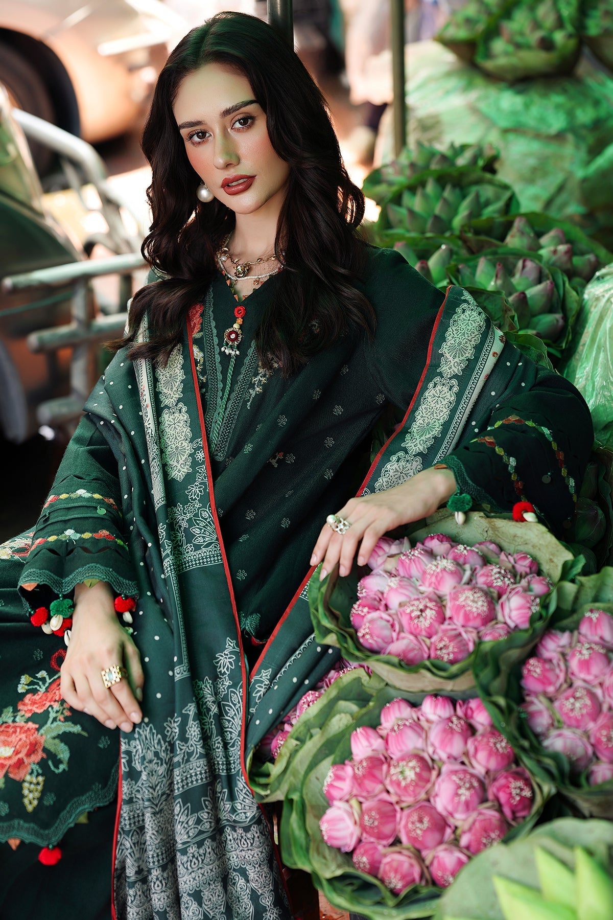 3-pc Unstitched Wool Shawl Collection PSW5-04