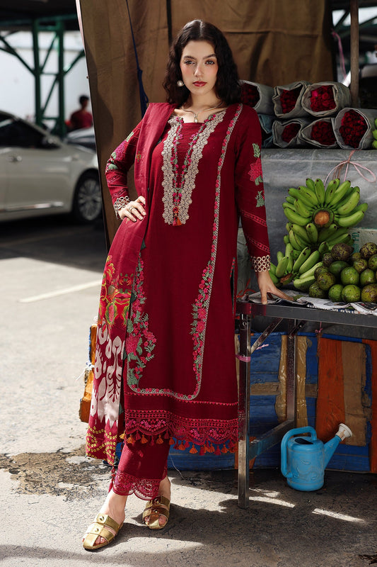 3-pc Unstitched Wool Shawl Collection PSW5-01