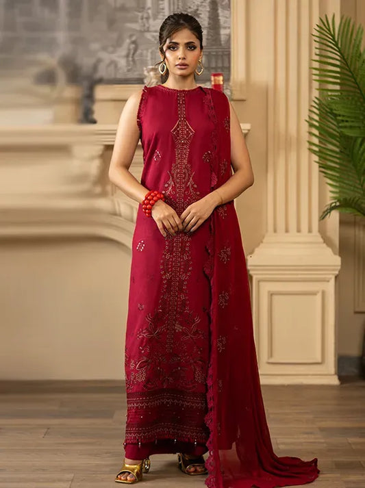 D-02 I Rohana Embroidered Karandi Collection 2025 I Panache