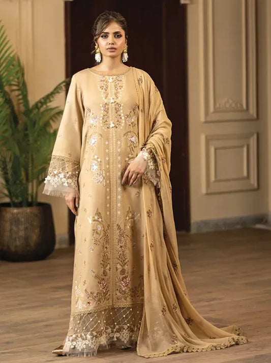 D-03 I Rohana Embroidered Karandi Collection 2025 I Panache